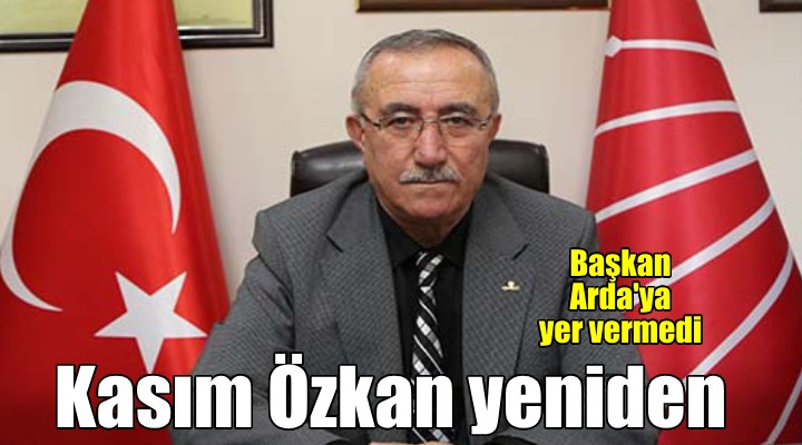 CHP Gaziemir de Özkan yeniden