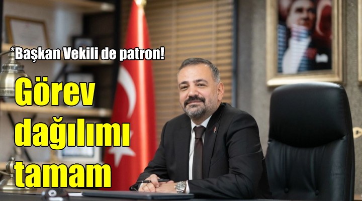 CHP İl Başkanlığı nda görev dağılımı yapıldı...