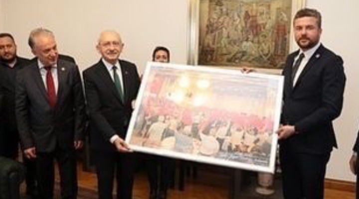 CHP İzmir Balkan Masası ndan Kılıçdaroğlu na ziyaret