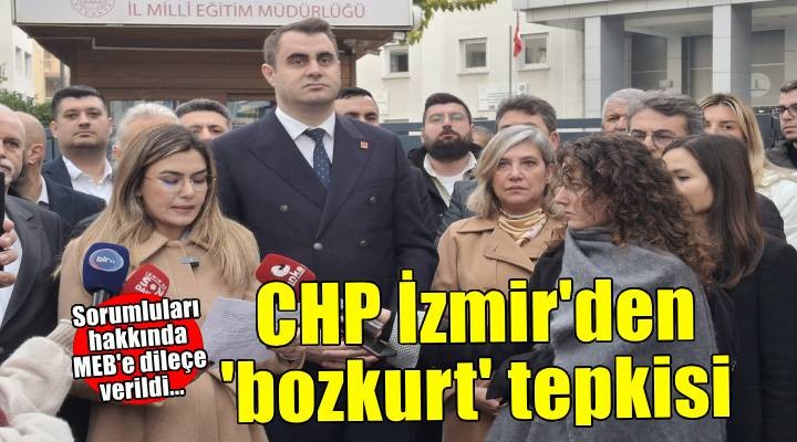 CHP İzmir İl Başkanlığı'ndan ilkokulda ‘bozkurt’ işareti tepkisi