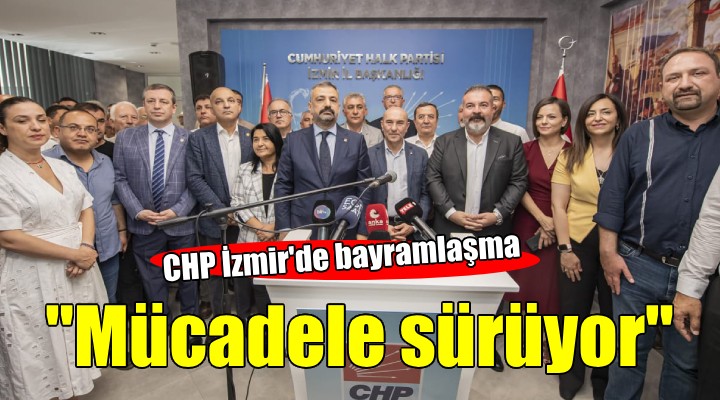 CHP İzmir de bayramlaşma töreni...