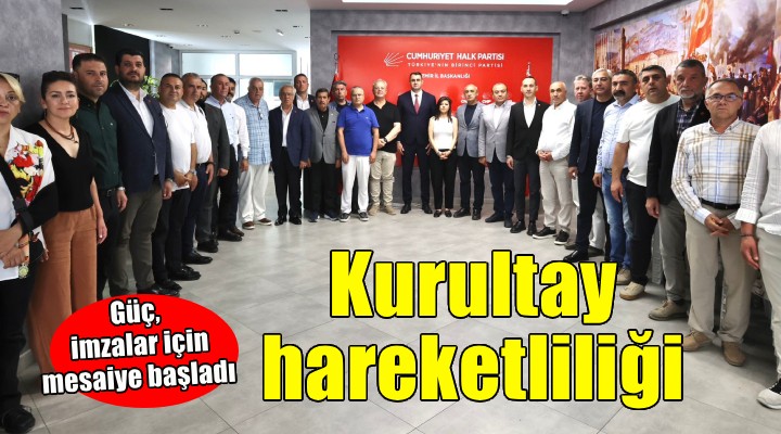CHP İzmir'de olağanüstü kurultay hareketliliği..