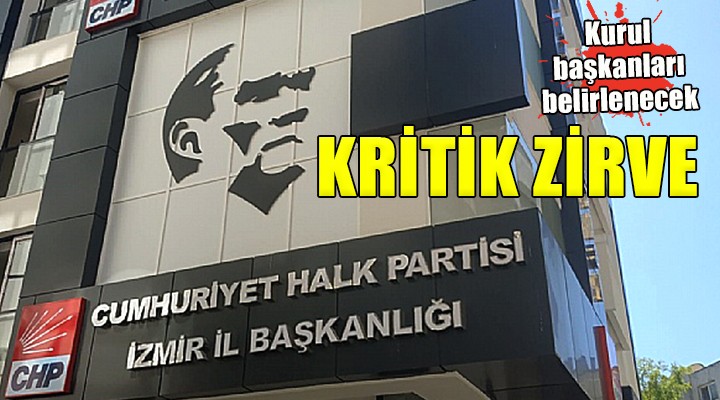 CHP İzmir de yerel seçim zirvesi...