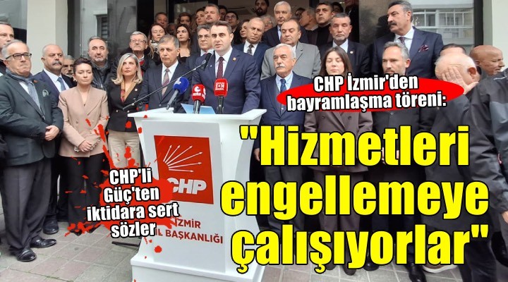 CHP İzmir den bayramlaşma töreni...