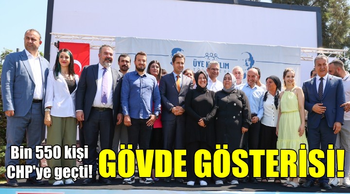 CHP İzmir den gövde gösterisi!