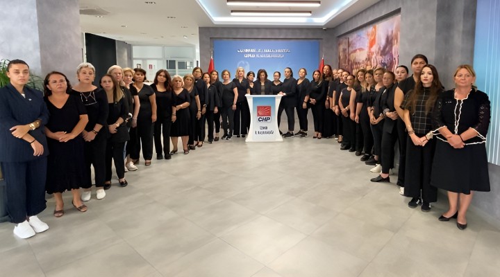 CHP İzmir den siyah isyan!