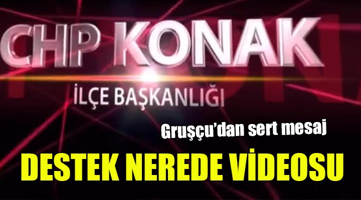 CHP KONAK TAN ERDOĞAN LI  DESTEK NEREDE  VİDEOSU