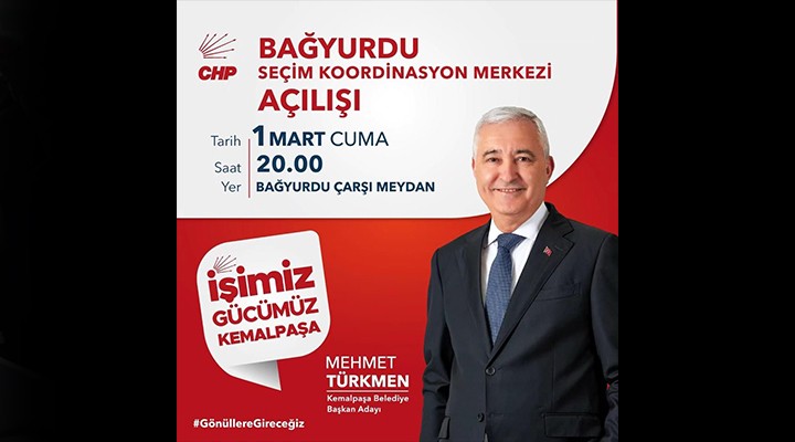 CHP Kemalpaşa açılışa hazırlanıyor