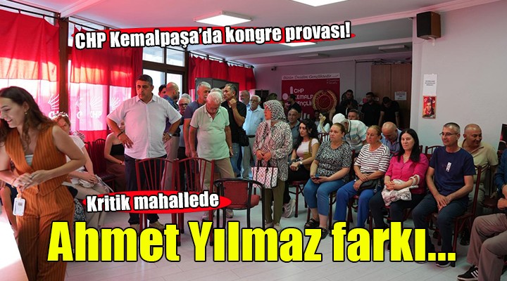 CHP Kemalpaşa da tablo netleşiyor... Kritik mahallede beyaz liste farkı!