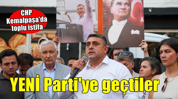 CHP Kemalpaşa'da toplu istifa