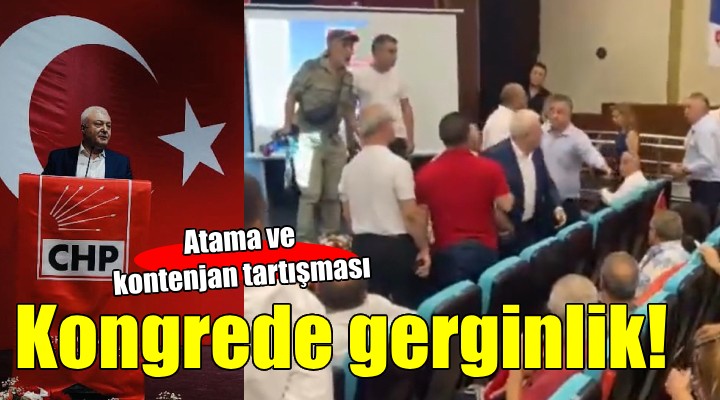 CHP Konak ilçe kongresinde gerginlik...