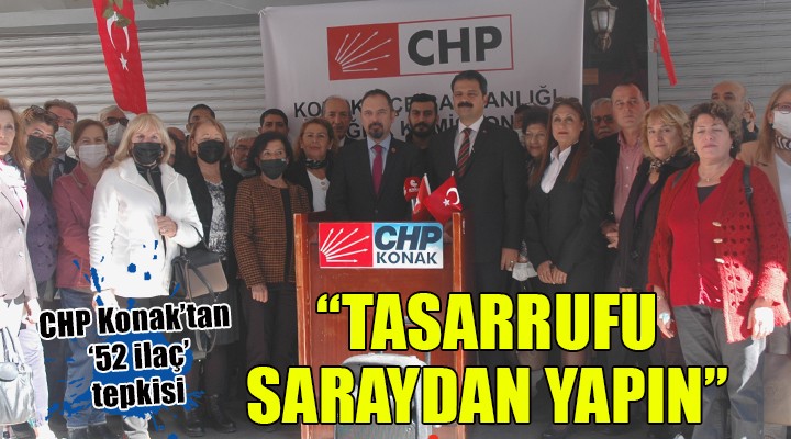 CHP Konak tan  52 ilaç  tepkisi...