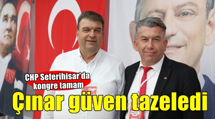 CHP Seferihisar'da Çınar devam