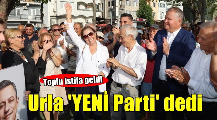CHP Urla da toplu istifa...