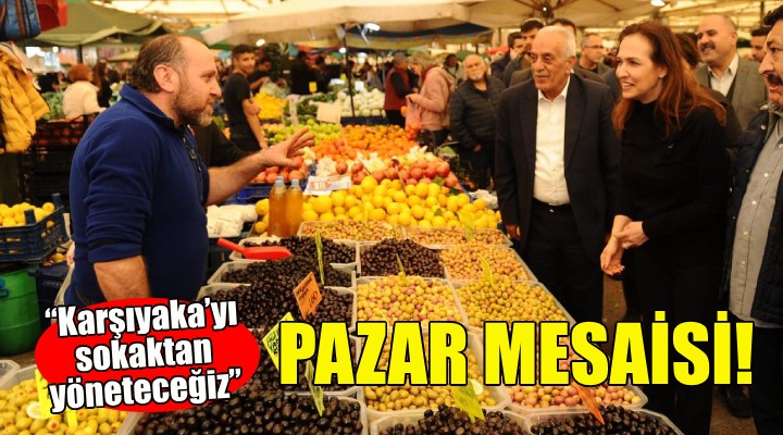 CHP adayı Ünsal dan pazar mesaisi!