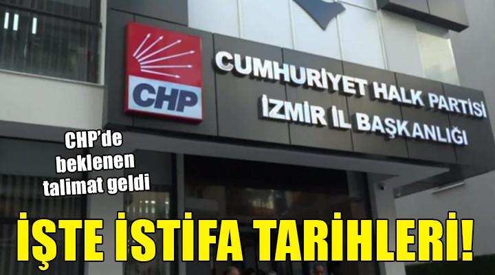 CHP de beklenen talimat geldi... Milletvekili olmak isteyenler için son tarih!