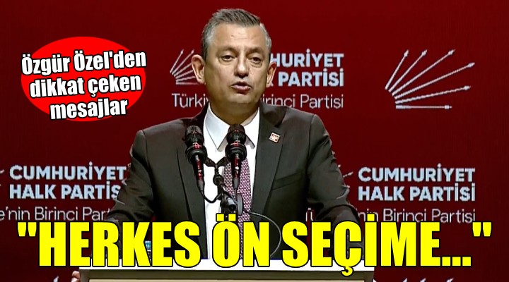 CHP de genel başkan dahil herkes ön seçime girecek!