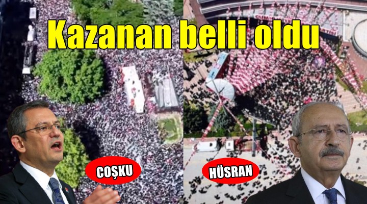 CHP'de miting düellosunda kazanan belli oldu