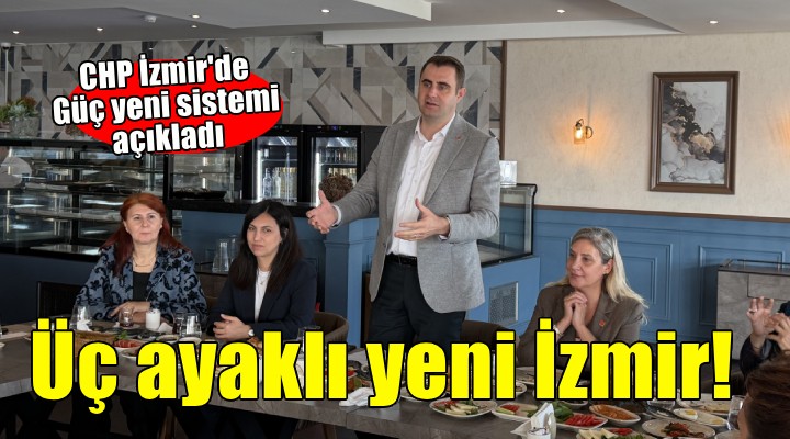 CHP'de yeni dönem... ''Üç ayaklı yeni İzmir modeli''