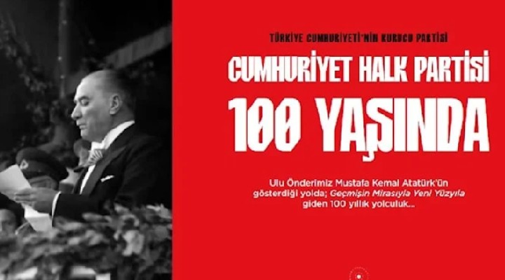 CHP den 100. yıla özel internet sitesi