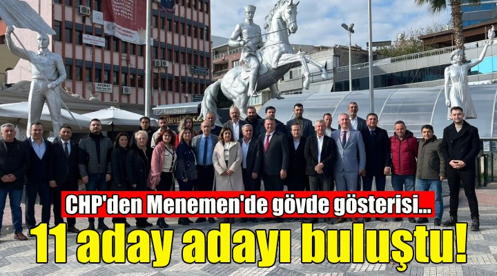 CHP den Menemen de gövde gösterisi!