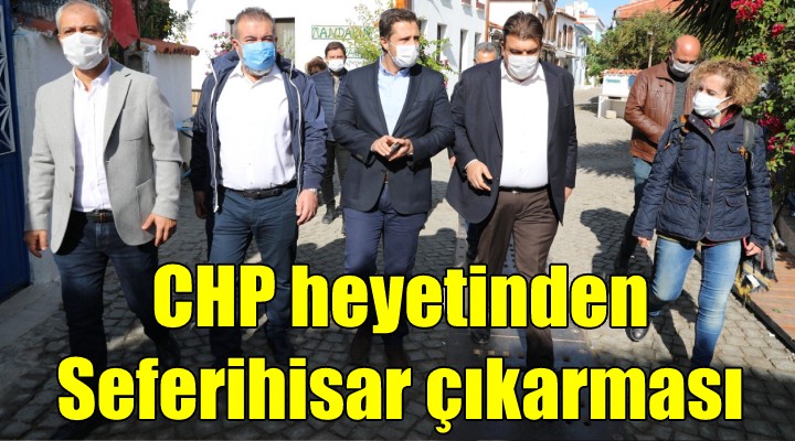 CHP heyetinden Seferihisar a geçmiş olsun ziyareti