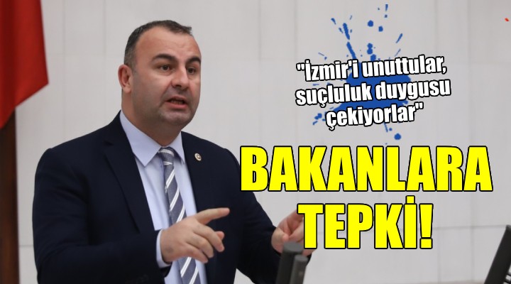 CHP li Arslan dan bakan tepkisi...  İzmir i unuttuklarını itiraf ettiler 