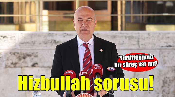 CHP li Bakan, Bakan Gürlek e sordu:  Hizbullah la yürüttüğünüz bir süreç var mı? 