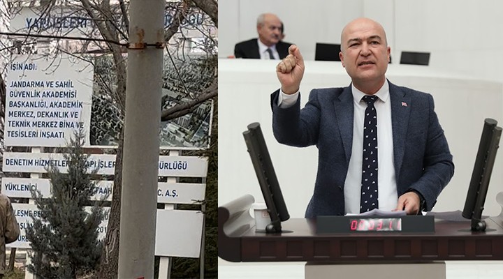 CHP li Bakan TBMM ye taşıdı:  Jandarma ve Sahil Güvenlik öğrencileri inşaatta mı çalıştırılıyor? 