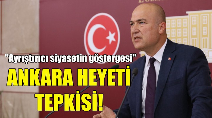 CHP li Bakan dan Ankara heyeti tepkisi!