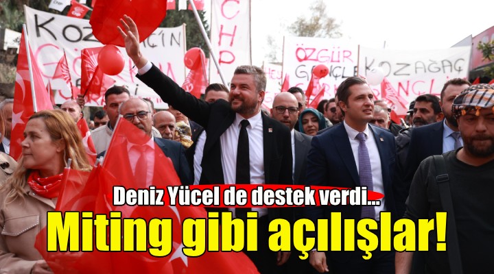 CHP li Duman dan miting gibi açılışlar!