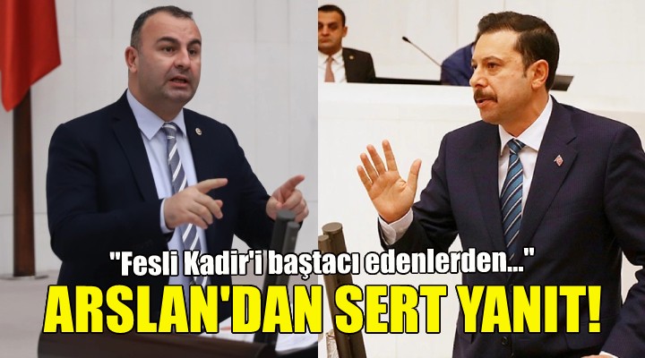 CHP li Ednan Arslan dan AK Partili Mahmut Atilla Kaya ya sert yanıt!