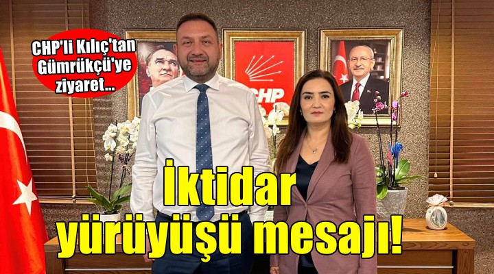 Butlancı vekil Kılıç'tan Gümrükçü'ye ziyaret...