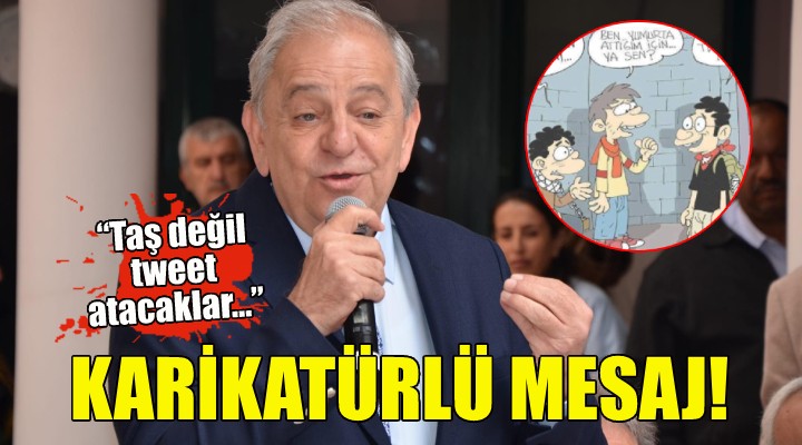 CHP li Nalbantoğlu dan karikatürlü mesaj!