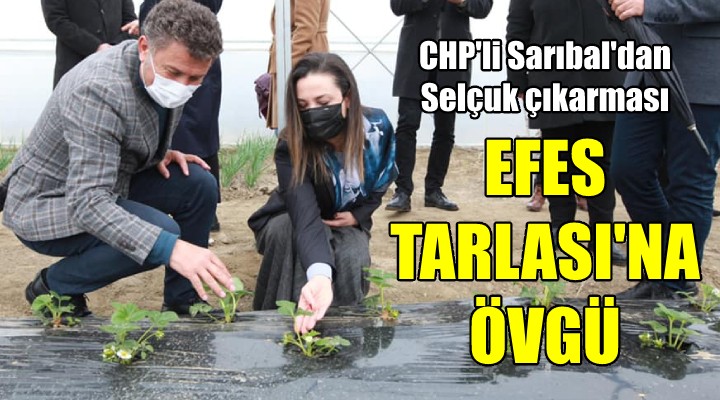 CHP li Sarıbal dan Efes Tarlası övgüsü! BURADA KÖY ENSTİTÜLERİ MODELİNDE BİR EĞİTİM VAR