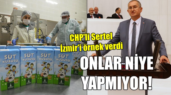 CHP li Sertel, İzmir i örnek gösterdi... Onlar neden dağıtmıyor...