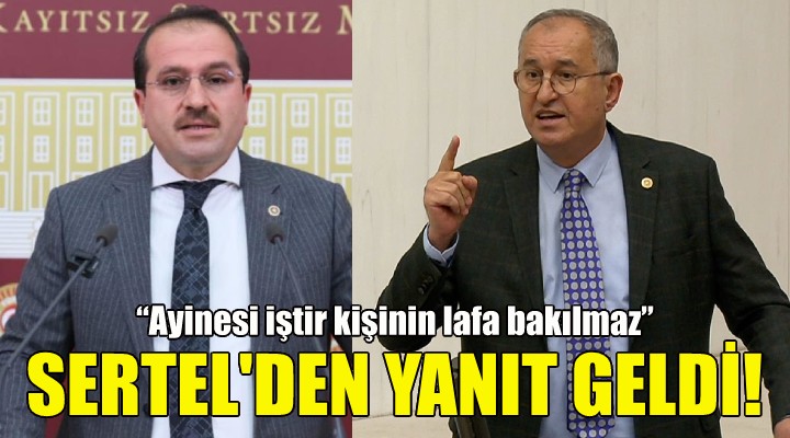 CHP li Sertel den AK Partili Kırkpınar a yanıt!