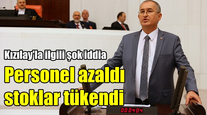 CHP li Sertel den şok iddia! Personeli azalttılar kan stokları tükendi!