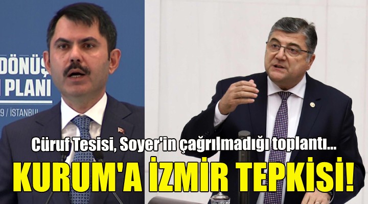CHP li Sındır dan Bakan Kurum a İzmir tepkisi!