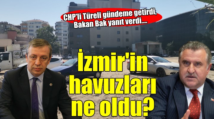 CHP li Türeli gündeme getirmişti... Bakan Bak tan İzmir in havuzları ile ilgili açıklama!
