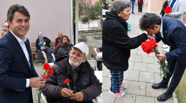 CHP li Ulaş Aydın dan huzurevine yeni yıl ziyareti
