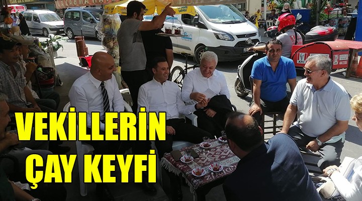 CHP li vekillerin çay sohbeti