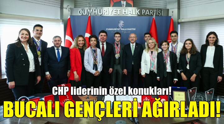 CHP lideri Bucalı gençleri ağırladı!