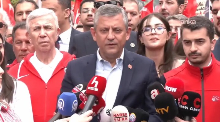 CHP lideri Özel den Gençlik Korteji nde  Ekrem İmamoğlu  ve  Mansur Yavaş  mesajı