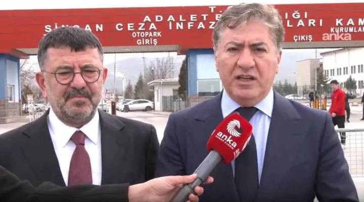 CHP’li Emir ve Ağbaba, cezaevinde Tanju Özcan’ı ziyaret etti