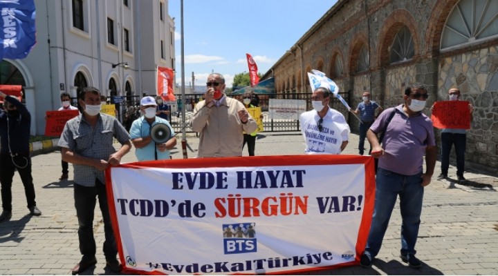 CHP’li Sertel’den TCDD eylemine destek