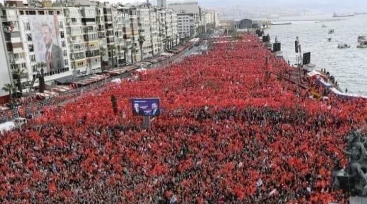 CHP’li meclis üyesi, Kılıçdaroğlu mitingi yerine Erdoğan’ın miting fotoğrafını paylaştı...