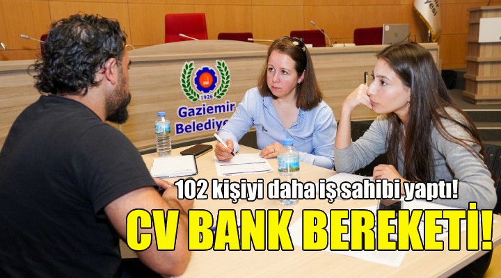 CV Bank 102 kişiyi daha iş sahibi yaptı!