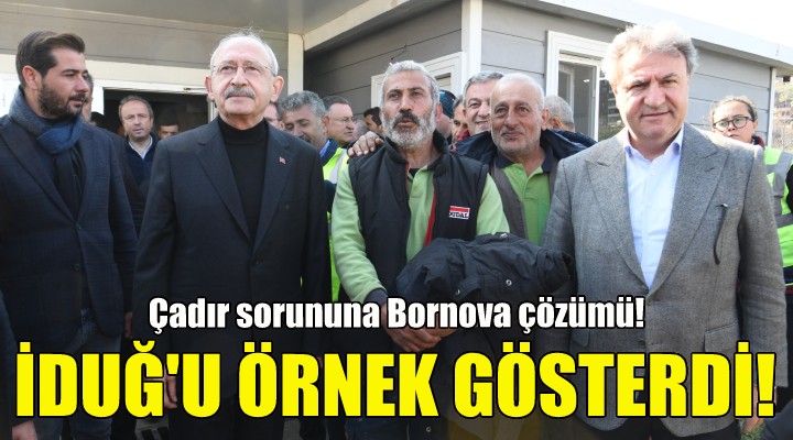 Çadır sorununa Bornova çözümü!