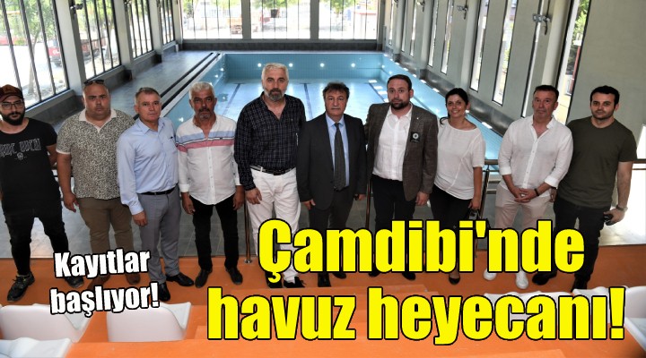 Çamdibi nde havuz heyecanı!